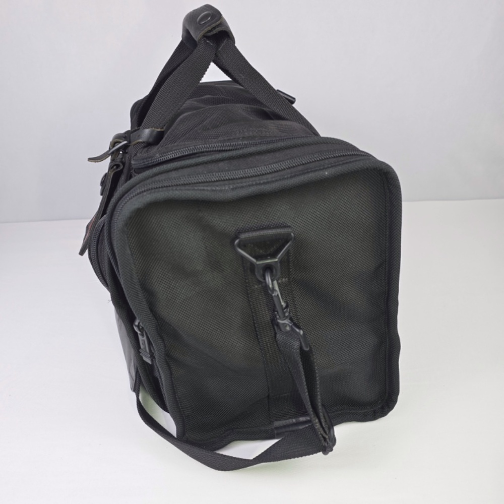 TUMI Alpha Weekend Bag Carry-On Duffle Black Ballistic Nylon 18"x 7"x 11" 221D3 - Picture 4 of 14